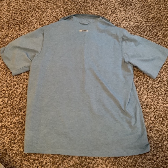 Habit Button Down Outdoor Fishing Shirt Light Blue/White Men's Large - Picture 4 of 4